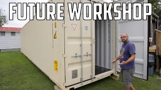 ⛵️Our 40ft shipping container workshop is here! Ep 645