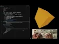 ASMR Programming React Three 3D Box AsciiEffect No Talking