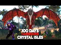 Download Lagu I played 100 Days Hardcore on Crystal Isles | ARK Survival Evolved