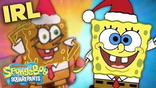 SpongeBob Christmas IRL w Gingerbread SpongeBob