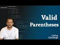 Valid Parentheses - Solving Most Popular Interview Problem