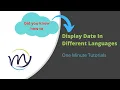 Support Internationalization Display Date In Different Languages using PHP Short PHP Tutorials