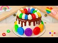 Download Lagu Perfect Mini Rainbow Oreo Cake 🌈✨ Relaxing ASMR Mini Cake Decorating Tutorial 🌸The Cake Corner