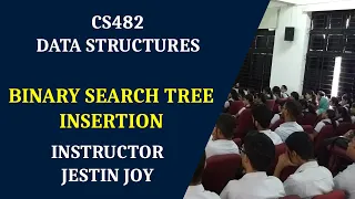 Module 4 Binary Search Tree Insertion