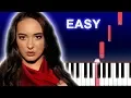 Faouzia - You Dont Even Know Me (EASY Piano Tutorial)