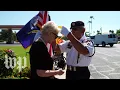 The emotional moment a veteran gave Cindy McCain his Vietnam medallion