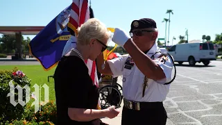 The emotional moment a veteran gave Cindy McCain his Vietnam medallion
