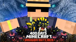 I Survived 400 Days as a DRAGON HATCHER in HTTYD Hardcore Minecraft!