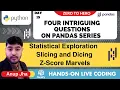 Day - 15 pandas in python series pandas tutorial exploratory data analysis z-score calculation