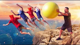 8 "GLADIADORES" dándose HOSTIAS en la Piscina 💥 MEGA PRIX 1