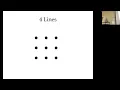 Solving the 9 Dot Creativity Exercise New Solutions