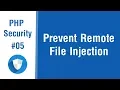 PHP Security Tips In Arabic - Prevent Remote File Injection