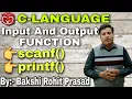 Data Input Output in C C Input And out put Function Printf And Scanf in c program