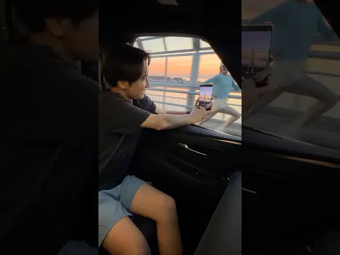 車内からランナー盗撮してみた！