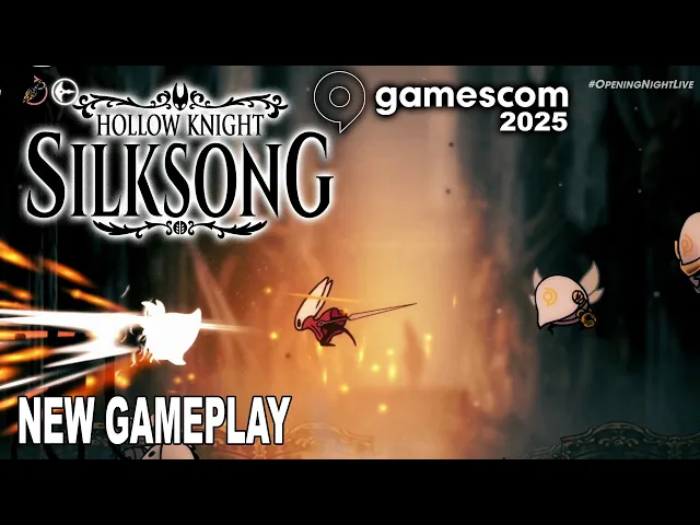 Hollow Knight Silksong NEW GAMEPLAY | gamescom 2025