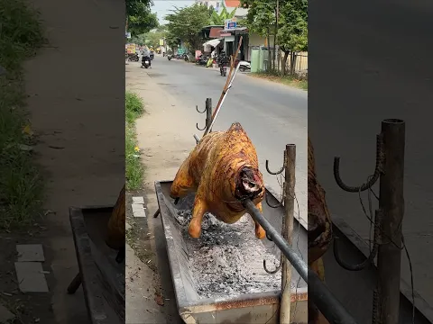 MIND-BLOWING DA NANG STREET FOOD: A Whole Spit-Roasted Veal! Would You Eat This? 🤯