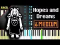 Download Lagu UNDERTALE - HOPES AND DREAMS - Piano Tutorial