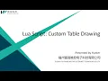 Lua Tutorial 5th Custom Table Drawing