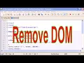 XML PART 13 XML DOM Remove