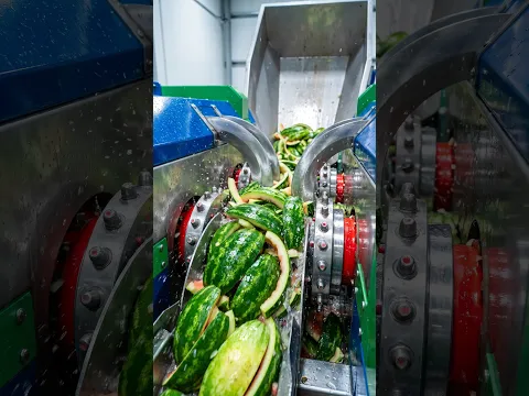 Watch Watermelon Rinds Turn Into Hydrating Face Gel | Manufacturing Process #Skincare