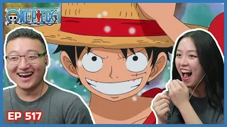 2 year timeskip strawhats reunited one piece episode 517 couples reaction u0026 discussion