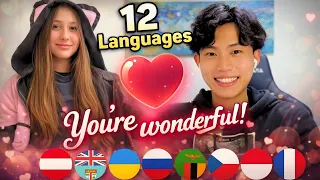 she was blown away when i spoke her language 