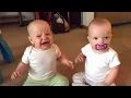 Download Lagu Twin baby girls fight over pacifier