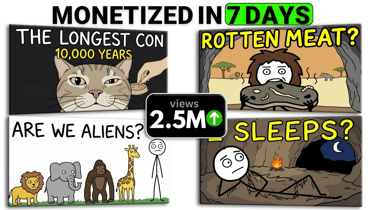 How to Make Stickman Animations and Go Viral in 7 Days with AI