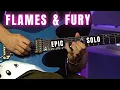 Download Lagu FLAMES \u0026 FURY | Modern Metal Melodic Guitar Solo