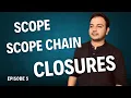 Episode 5 - Scope Scope Chain and Closures in JavaScript JavaScript Full Course
