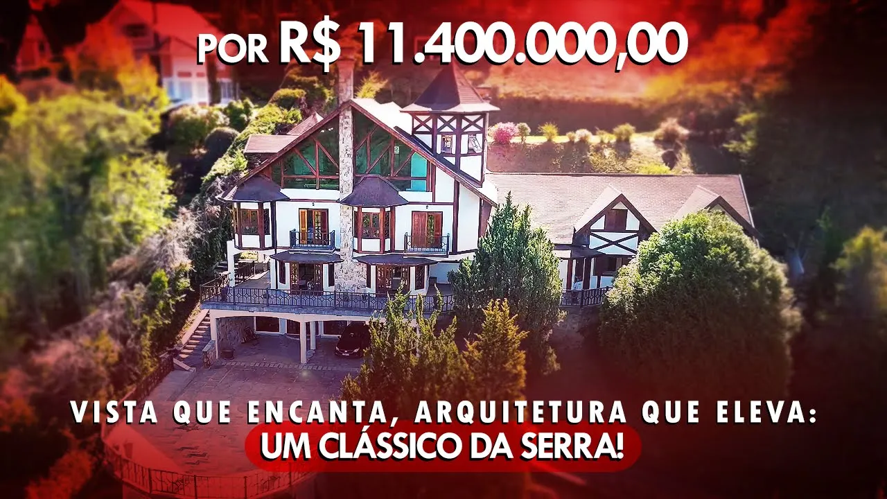 Video do Imóvel: Casa com elevador em um dos melhores condomínios de Campos do Jordão