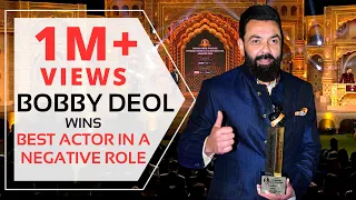 Download Bobby Deol Wins Best Actor in a Negative Role for Animal at Dadasaheb Phalke IFF Awards 2024 MP3