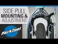 Brake Caliper Mounting Adjustment - Side Pull