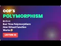 Oops in C Run Time Polymorphism How virtual function works 42