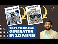 Text To Image Generator Machine Learning Project NLP Project Hugging Face Stable Diffusion