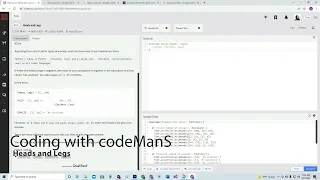 Codewars 8 kyu Heads and Legs JavaScript