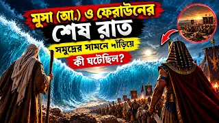 মূসা (আ.) ও ফেরাউনের শেষ রাত | সমুদ্রের সামনে দাঁড়িয়ে কী ঘটেছিল? | কুরআনের বিস্ময়কর ঘটনা