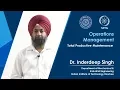 Lecture 48 Total Productive Maintenance