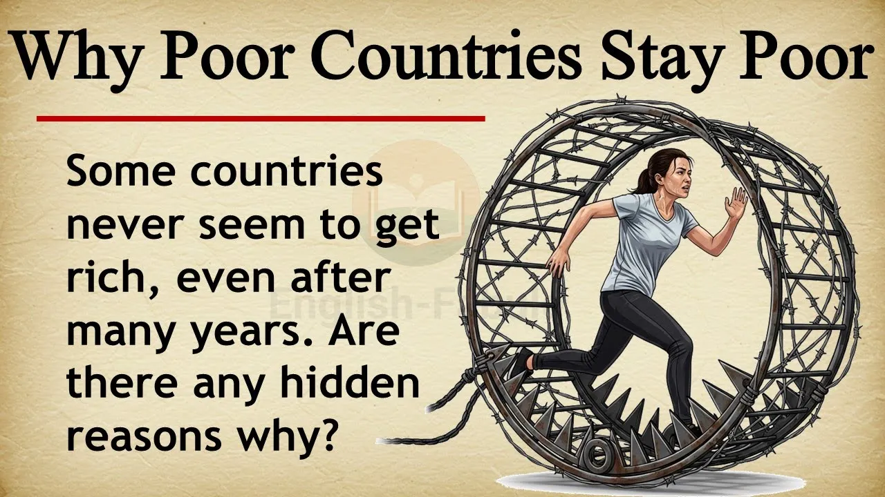 Why Poor Countries Stay Poor || 🌍💸 Learn English Through Story Level 2 || Graded Reader 🎧