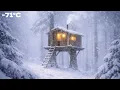 Lagu 🔥 SURVIVING A WHITEOUT BLIZZARD ❄️ A Hidden Tree Cabin Deep in the Freezing Forest