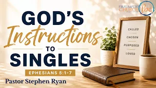 God's Instructions to Singles