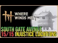 South Gate Avenue - All Injustice Locations