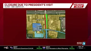 Clive to close portion of NW 100th Street Tuesday for Trump visit