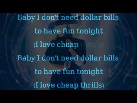 Download MP3 Sia Cheap thrills Official lyrics Clean and Clear version