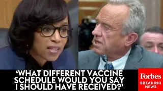 VIRAL MOMENT Alsobrooks Grills RFK Jr About Different Vax Schedules For Black Citizens Statement