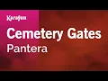 Download Lagu Karaoke Cemetery Gates - Pantera *