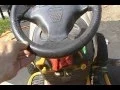 Replace the steering gear on a Cub Cadet