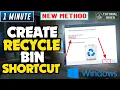 How to create Recycle Bin shortcut on Windows 11