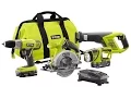 Ryobi 18-Volt Combo Kit 4-Piece 129