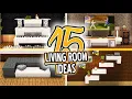 Minecraft 15 Modern Living Room Build Hack and Ideas